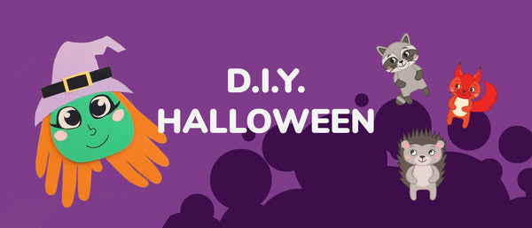 DIY de Halloween - Bruxa e Fantoches de Dedo