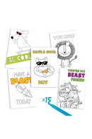 Postcard Kit - Space and Dinos (3+)