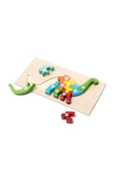 PUZZLE - ANIMAIS C/NÚMEROS - DINOSSAURO (3+)