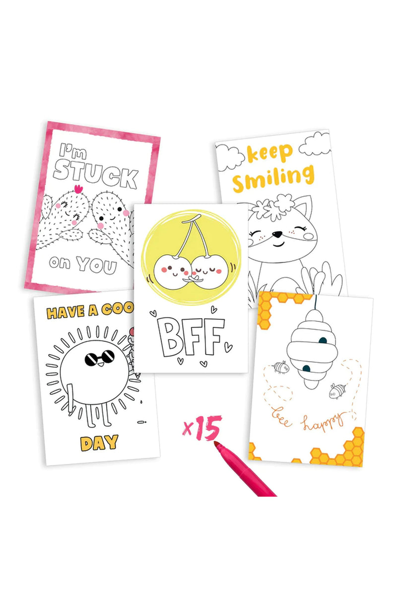 Postcard Kit - Quotes and Friends (3+)