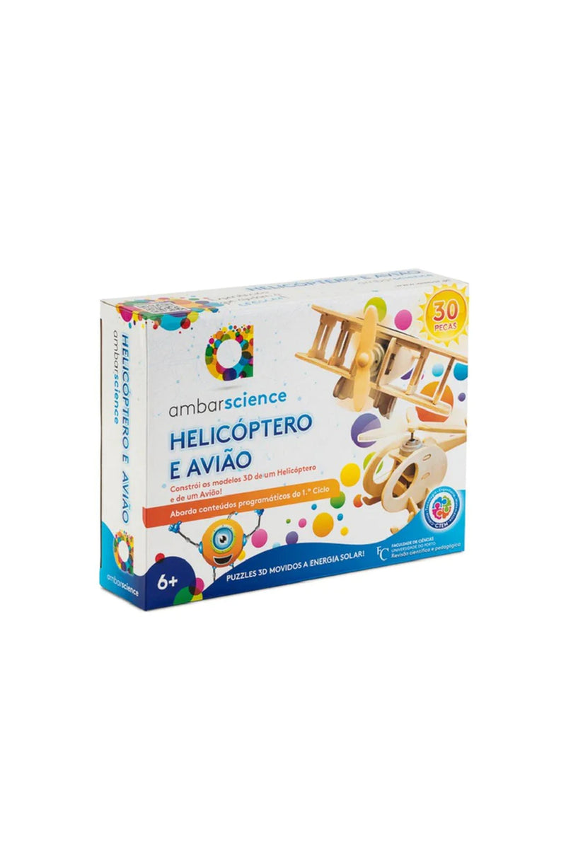 Helicóptero e Avião - Puzzle 3D (6+)